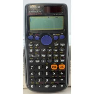 Casio fx-300ES PLUS Scientific Calculator Natural Display Solar Battery Tested